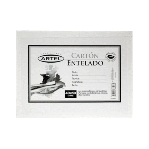 Cartón Entelado 40x50cm Artel
