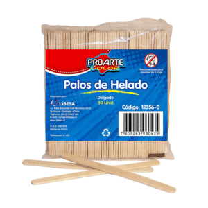 Palo Helado Madera 50 Unidades Proarte