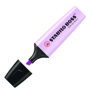 Destacador Escritorio Pastel Lila Stabilo Boss