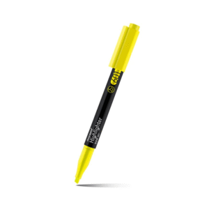 Destacador Lápiz 601 Amarillo Monami