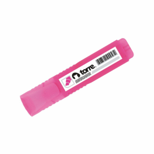 Destacador Escritorio Punta Biselada Rosado Torre