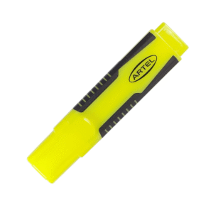 Destacador Escritorio Grip Amarillo Artel