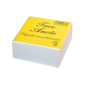Taco Nota Blanco 9x9cm 500hjs JS