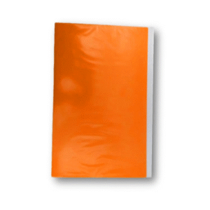Carpeta Plastificada Naranja Oficio Sin Accoclip Sin Marca