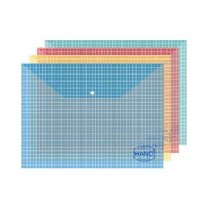 Sobre Plástico Oficio con Broche Oficio Colores Surtidos Hand