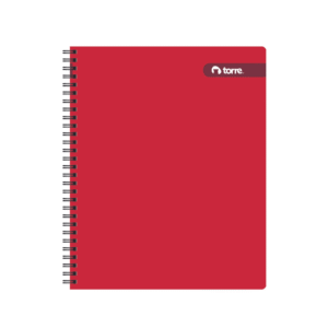 Cuaderno Universitario Clásico Tapa Dura Doble Espiral 7mm 100hjs Torre