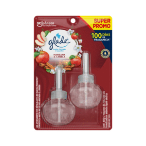 Repuesto Aceites Naturales Manzana Canela 21ml 2 Unidades Glade