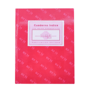 Cuaderno Empastado Índice Líneal 100hjs Rem